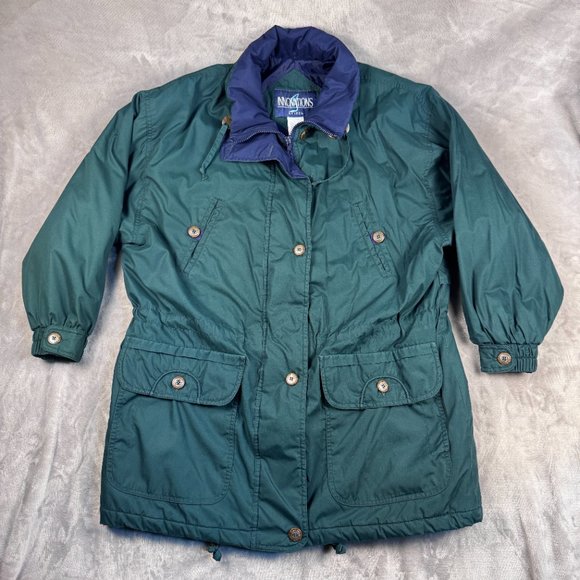 Vintage Innovations by IZZI Women's Thermolite Insulated Jacket Dark Green Med - Picture 1 of 12